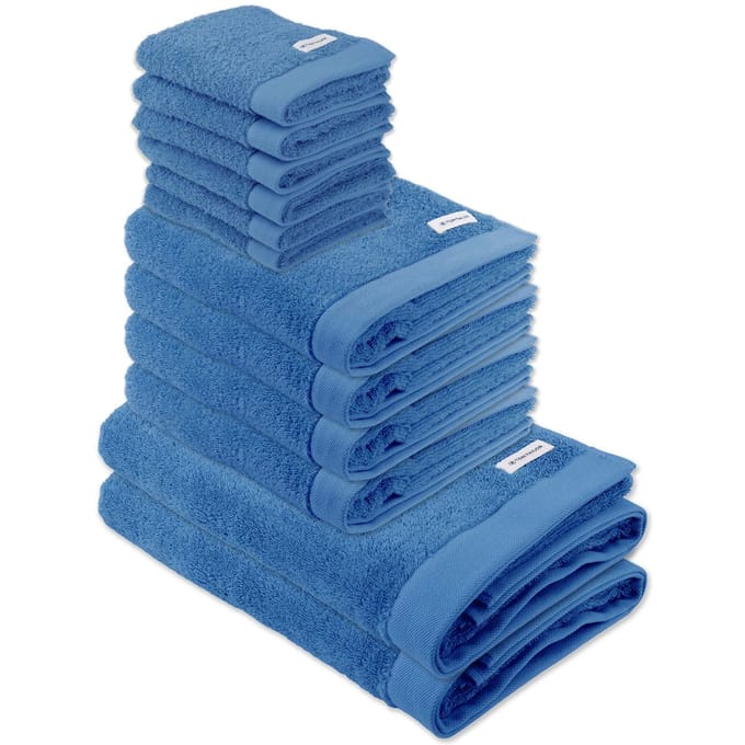 Tom Tailor Handdoek Color Bath Een maat, 50x100 Verpakking van 12