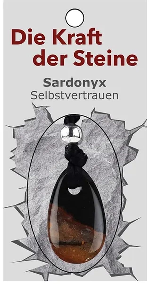 Hanger met Krachtsteen Sardonyx