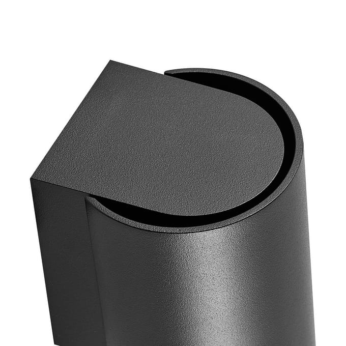 Deko Light Can IP65, 1x 7,5 W GU10, Schwarz 731224 Wandopbouwarmatuur GU10 7.5 W Zwart