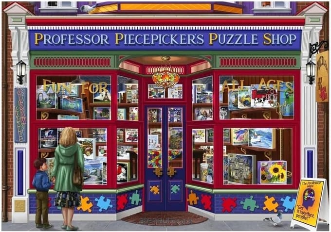 Legpuzzel Nostalgie Professor Puzzels 1500 Stukjes - Groot Formaat