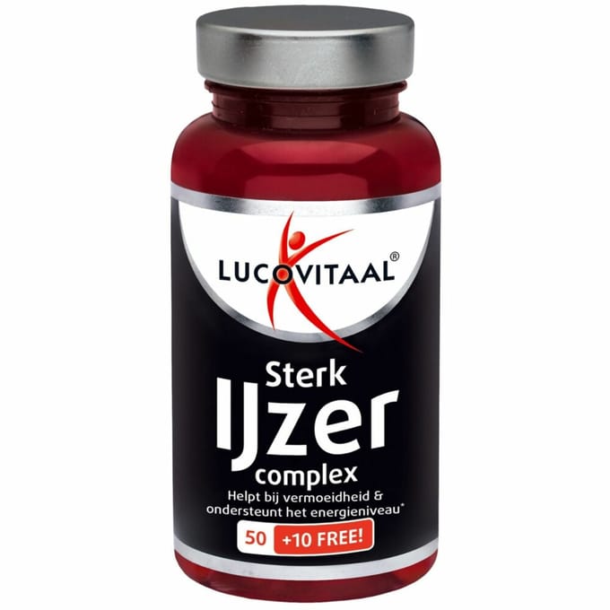 Lucovitaal - Sterk IJzer Complex - 3 x 60 tabletten - Voordeelverpakking