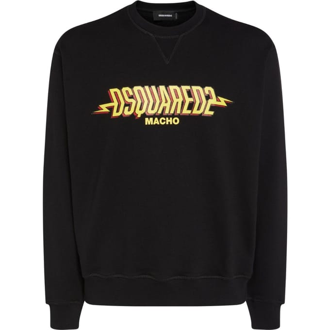 Dsquared2 Macho-logo Zwart Sweatshirt