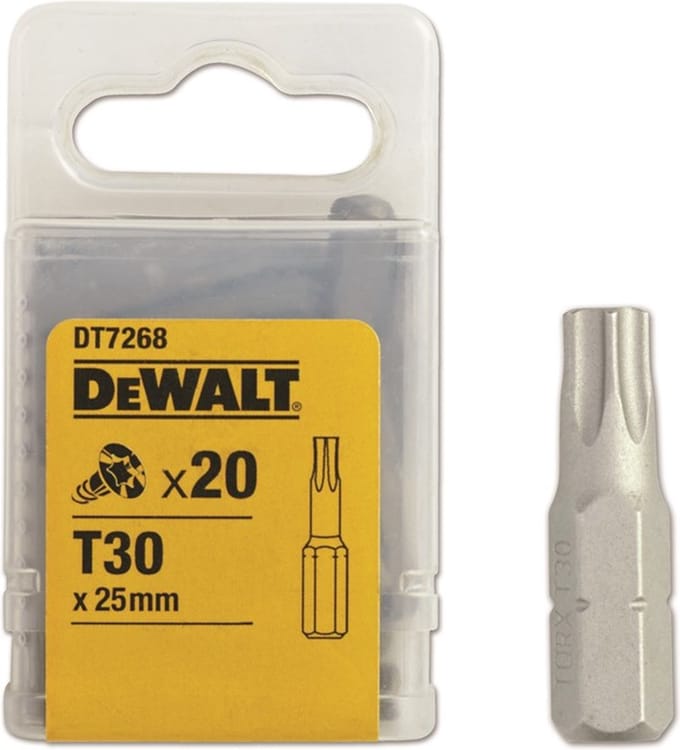 DeWALT DT7268 Schroefbit TX30 25mm VE=20