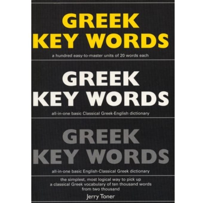 Greek Key Words - Toner, Jerry