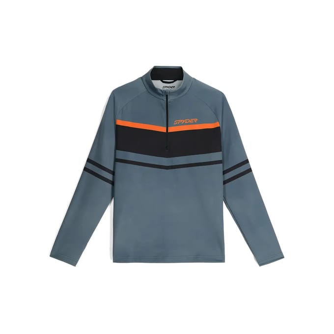 Spyder Legacy Sweatshirt Met Halve Rits Blauw L Man