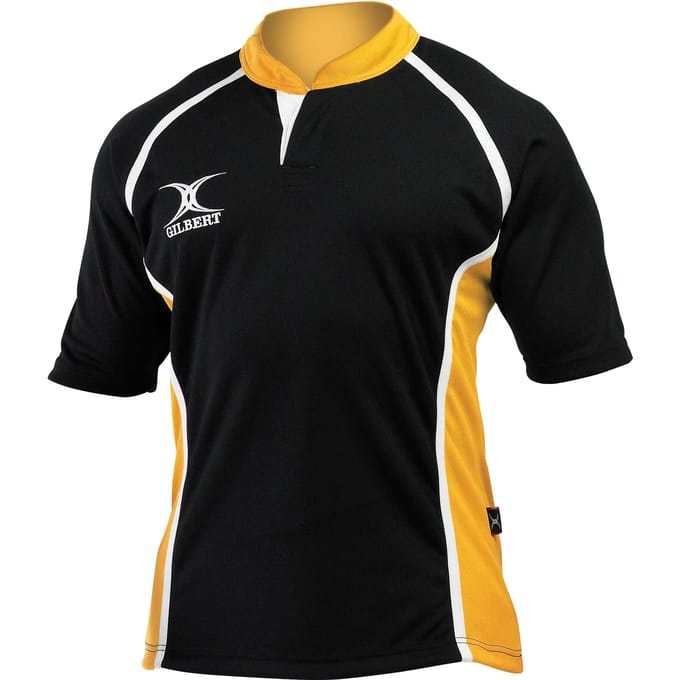 Gilbert SHIRT XACT II BLACK/AMBER L
