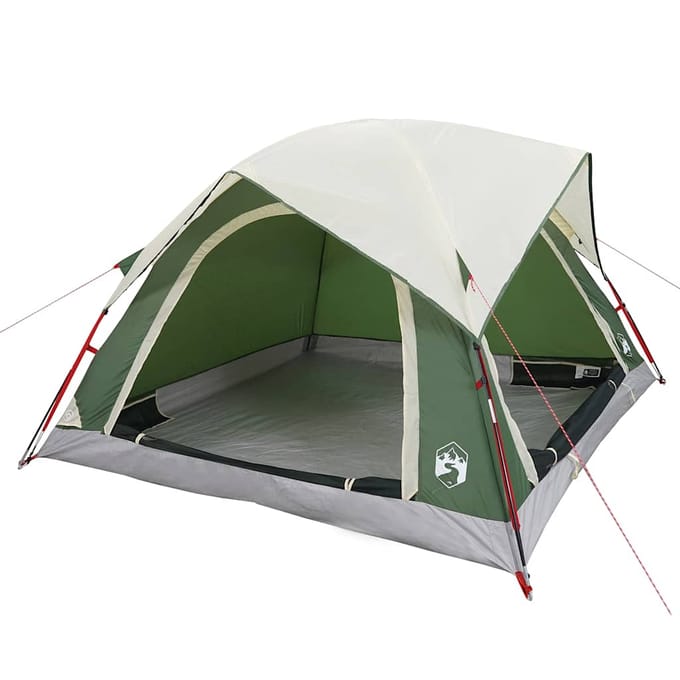 Tente de camping pour 4 personnes Verte Imperméable