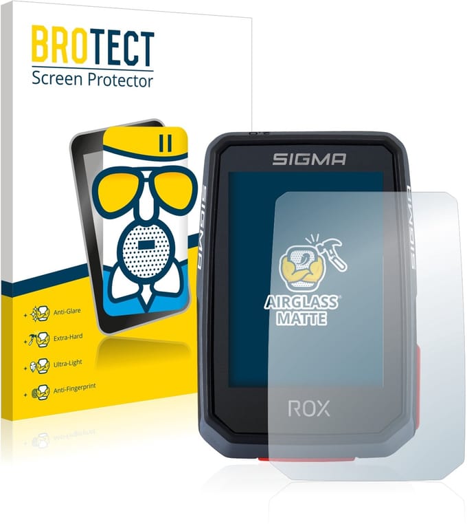 BROTECT - Screenprotector voor Sigma ROX 2.0 - Folie Beschermfolie Beschermglas matte