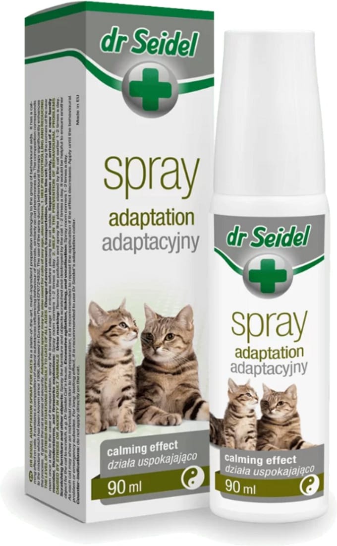 Anti Stress Spray Kat 90 ml – Dr Seidel Adaptation – Kalmerend bij Angst & Onrust