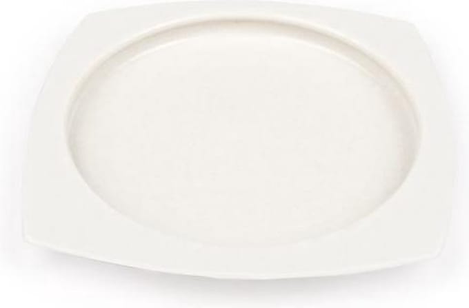 Bord met hoge rand - Ø 25 cm - Beige