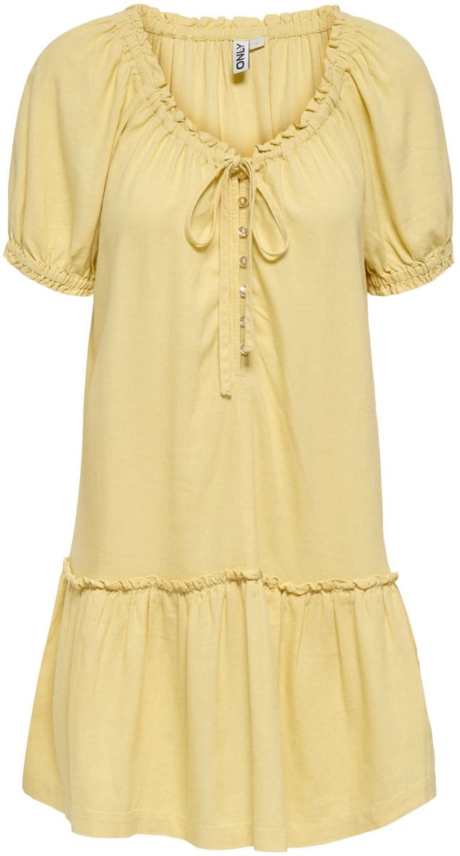 ONLY - ONLGOA SS LINEN SHORT DRESS CC PNT - Meisjes - Mini jurken