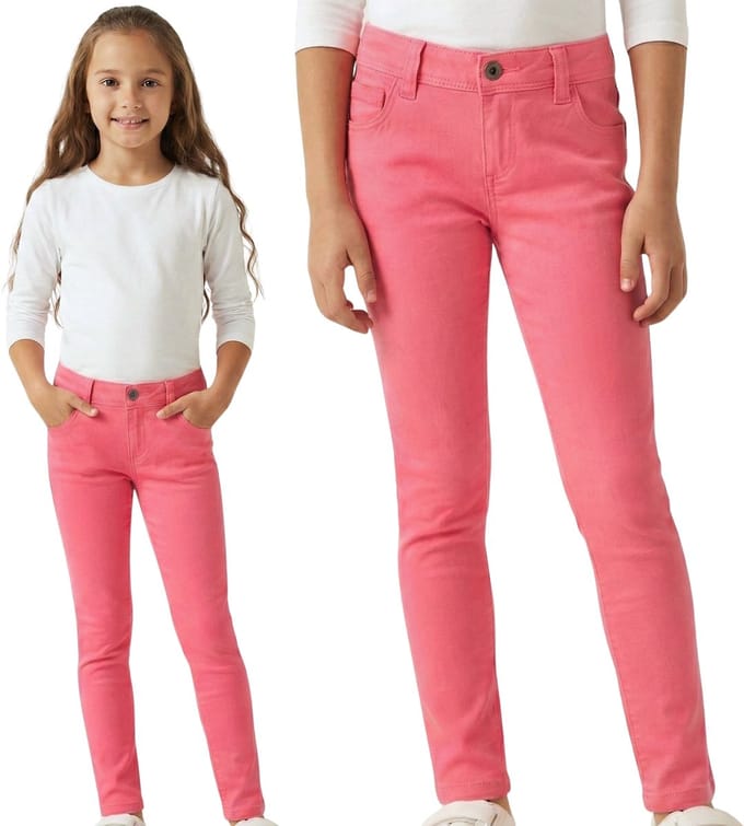 Neon skinny jeans voor meisjes Denim Co