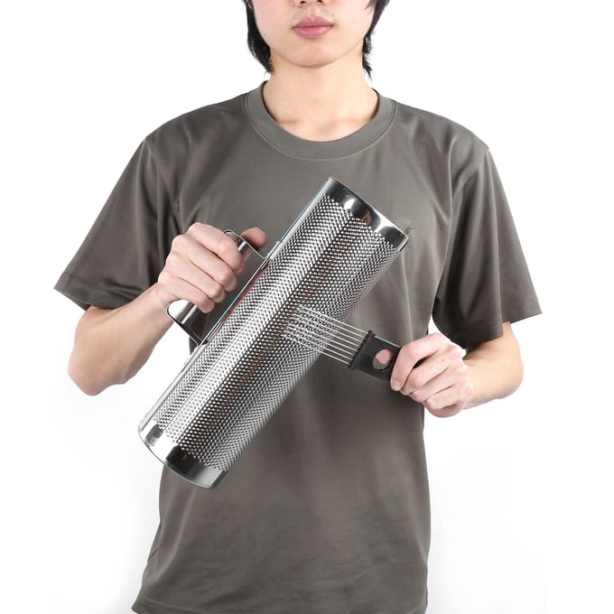 Guiro Shaker Aluminium Orff Slaginstrument Schraper Muziek Lesmateriaal 4x12in Type A white