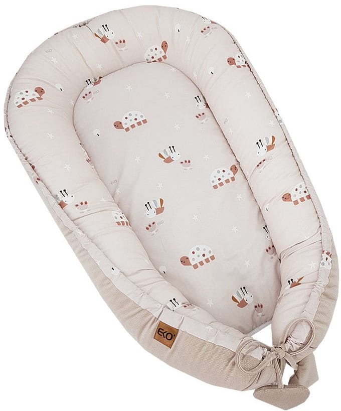 Velvet baby cocoon Bees