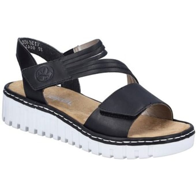 Sandalen met sleehak Rieker V136400