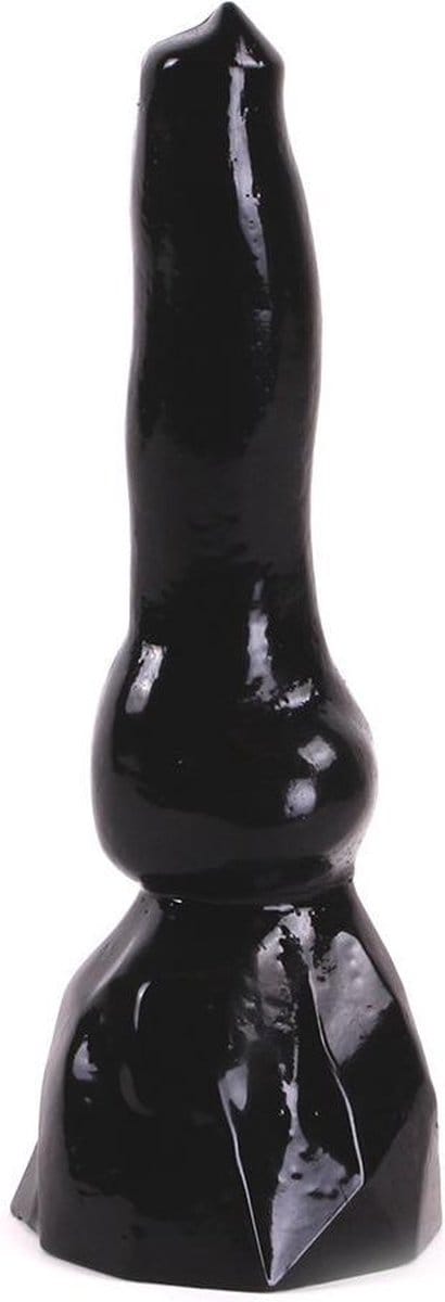 Dark Crystal - Anaal Dildo met extra zware voet - 2.7 x 20 cm - No. 60 - Zwart