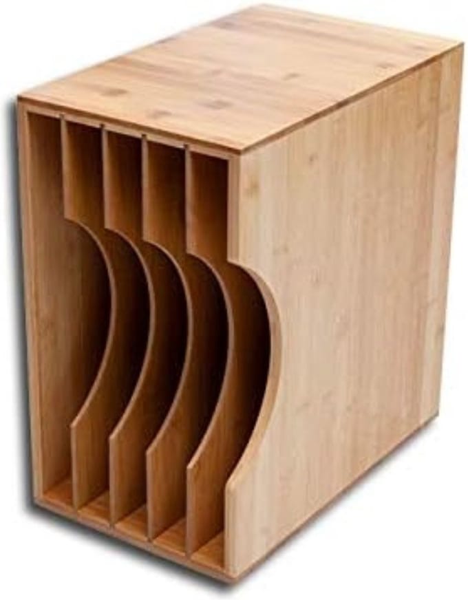 Lp Opbergsysteem - Lp houder - Lp koffer - Met 2 Componenten - Bamboo