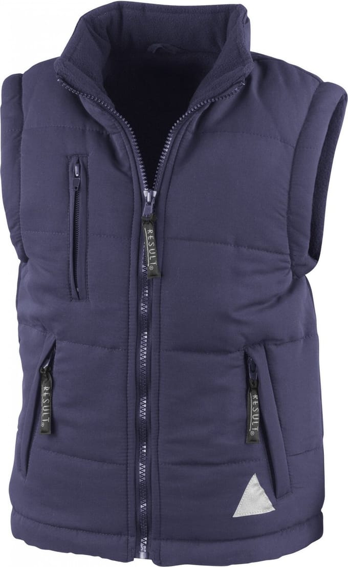 Result Junior Ultra Padded Bodywarmer RT88J - Navy - S (5-6)