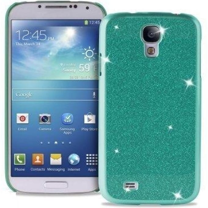 PURO Samsung Samsung Galaxy S4 Glitter Cover - Groen