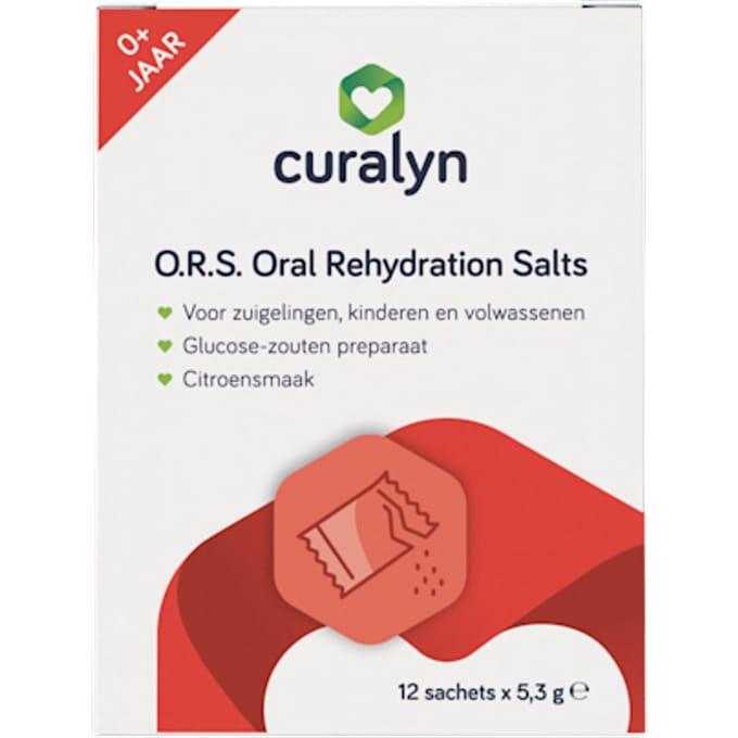 O.R.S. poeder Curalyn citroen 12 sachets