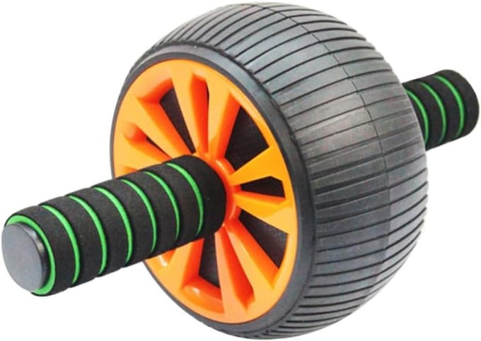 Ab Wheel Roller - Buikspierroller Trainingswiel - Core Training - Antislip Ontwerp - 10 cm - Zwart