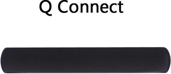 Q-CONNECT gel toetsenbord polssteun | zwart/grijs