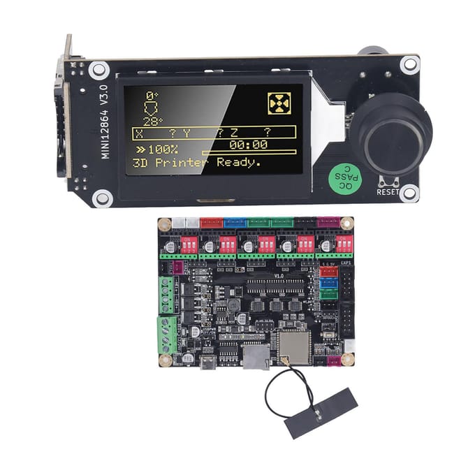 Carte de contrôle d'imprimante 3D pour MKS TinyBee V1.0, écran LCD graphique pour MKS Mini12864 V3.0 black