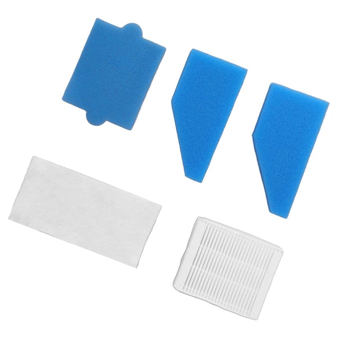 5 stuks filtersset voor Thomas 787241 stofzuigerfilteraccessoires vervanging blue