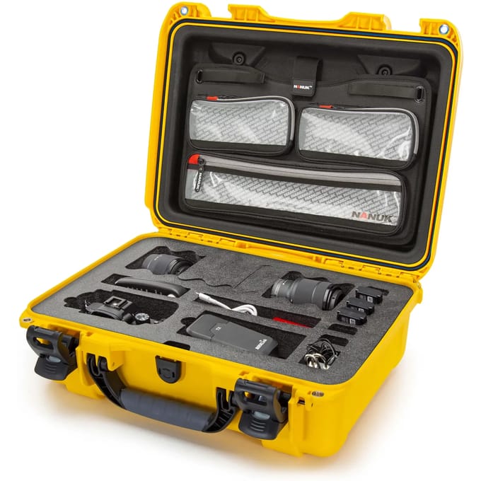Nanuk 925 Camera Case 1 body DSLR - Yellow