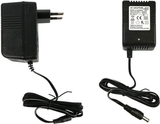 12V Adapter - Oplader voor Elektrische Kinderauto - 1000mA - Zwart