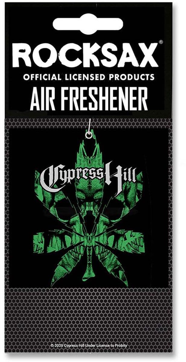 Rocksax Cypress Hill - Logo Luchtverfrisser - Zwart