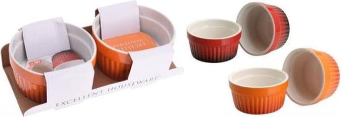Creme brulee bak set 2sts Oranje