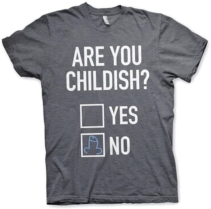 Hybris Are You Childish T-shirt Dark-Heather