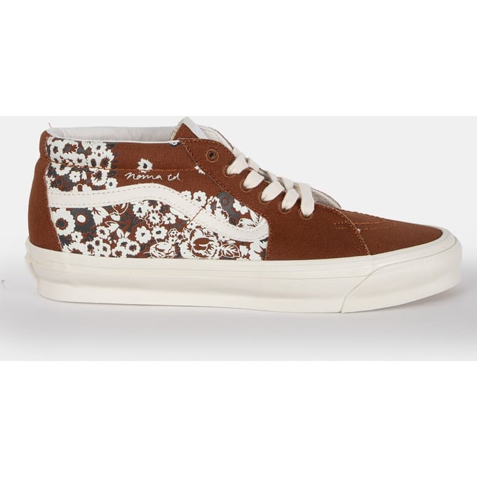 Vans Unisex Og Sk8-mid Noma T.d. X End White Maat: 42 | Sneakers Outlet | Unisex | Bruin