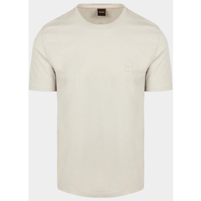 BOSS T-shirt Tales Ecru - Maat XXL - Heren - Casual T-shirts
