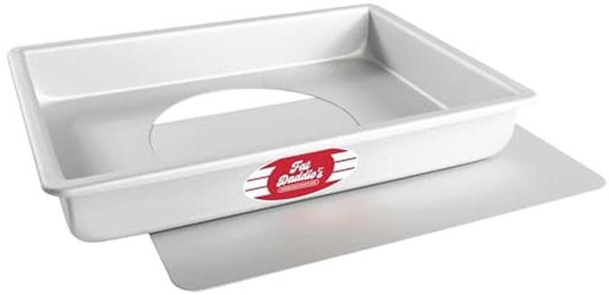 Geanodiseerde aluminium kaaspan met afneembare bodem - 9 x 13 x 2 inch