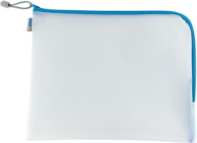HERMA ritssluitingzakje 'Mesh Bags', DIN A4, blauw