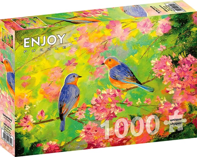 Enjoy Puzzle legpuzzel Spring Melody - 1000 stukjes kleurrijk.