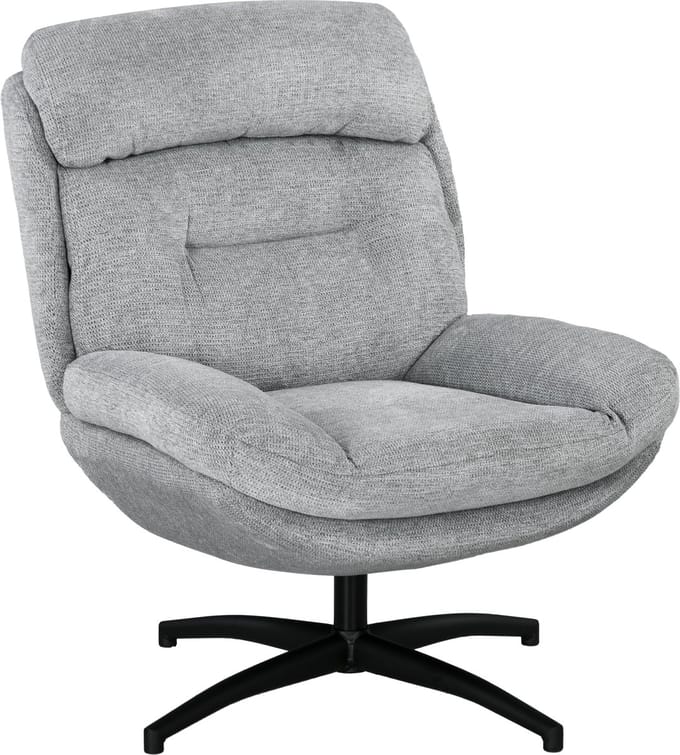 HOMCOM-Sessel-Polyester, Schaumstoff-79L x 91B x 98H cm-Grau