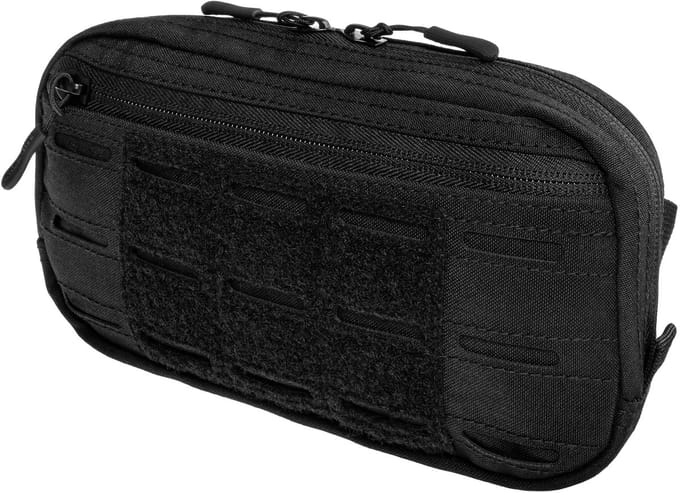 Mil-Tec Laser Cut Fanny Pack – Zwart -Heuptas - Compact - Daybag