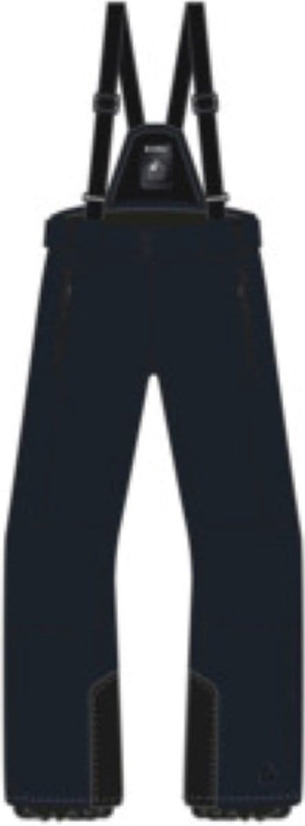 Killtec heren - Ski broek 43581 zwart/blauw met bretels heren maat S