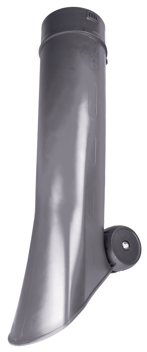 Lower tube with wheel