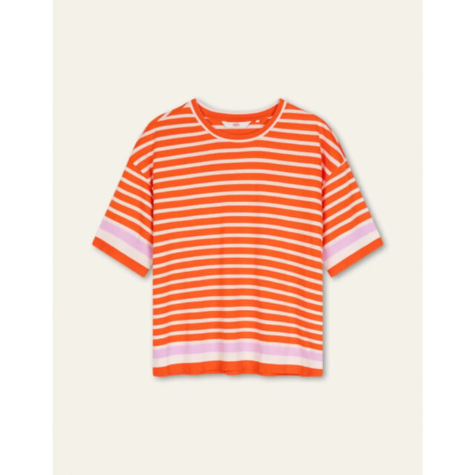 Oilily Tonks Stripes T-Shirt - Oranje - S