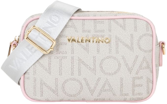 VALENTINO schoudertas Regina Re Camera Bag Beige / Rosa Lichtgrijs
