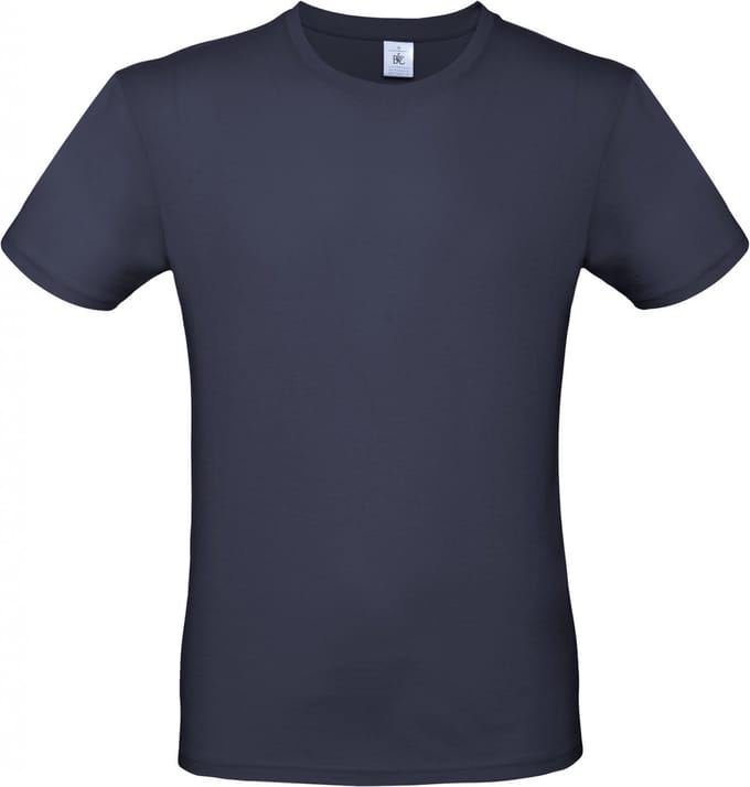 Classic E150 T-shirt B&C Collectie Donkerblauw Maat M