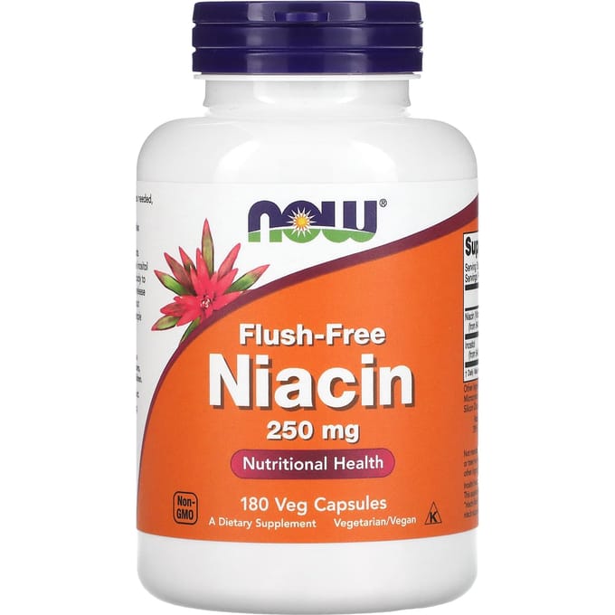 Niacin Flush-Free 250mg - 180 v-caps