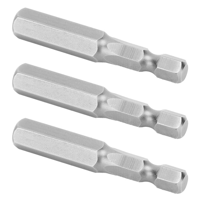 10 Stuks Elektrische Schroevendraaier Bits Geharde Zeskant Dop Magnetisch S2 Legering Staal 8mm 50mm