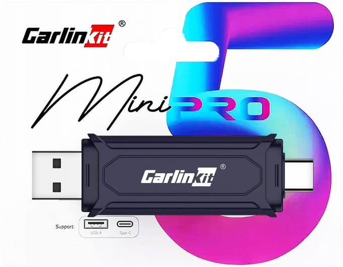 Carlinkit - Mini SE Serie - Adapter voor Apple CarPlay en Android Auto - Draadloos - Plug & Play