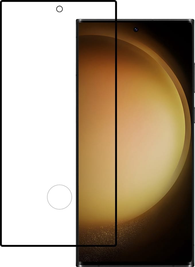 Screenprotector - Geschikt voor Samsung Galaxy S23 Ultra - Full Cover - Gehard Glas - Beschermglas - Tempered Glass - Screen Protector
