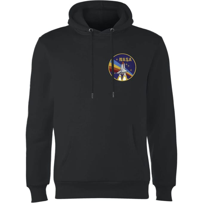 NASA Vintage Rainbow Shuttle Hoodie - Zwart - S